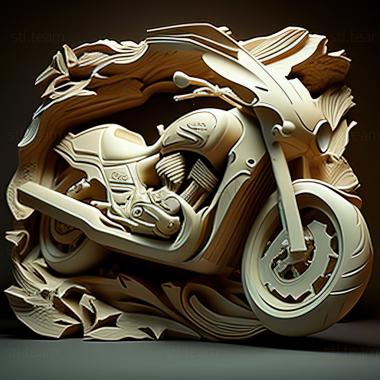 3D model Suzuki VS 1400 Intruder (STL)